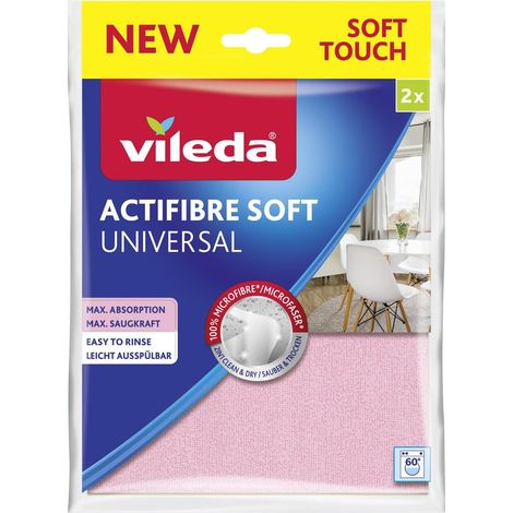 panni in microfibra vileda "actifibre soft universal", 2 pezzi (1/5)