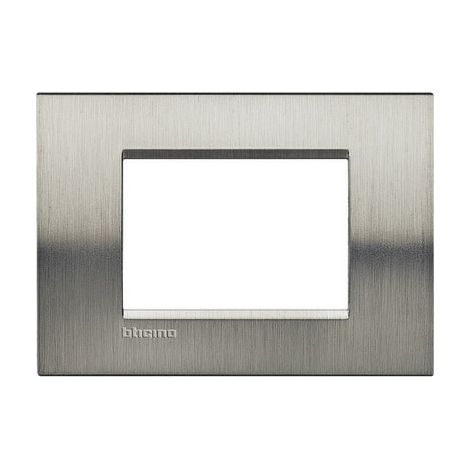 Lna4803Acs Plaque Quadra 3 Modules Acier Brossé Livinglight (1/2)
