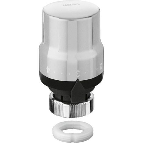 Tête thermostatique métal brossé avec coque et clé de montage F30x1,5 - THERMADOR TTMB