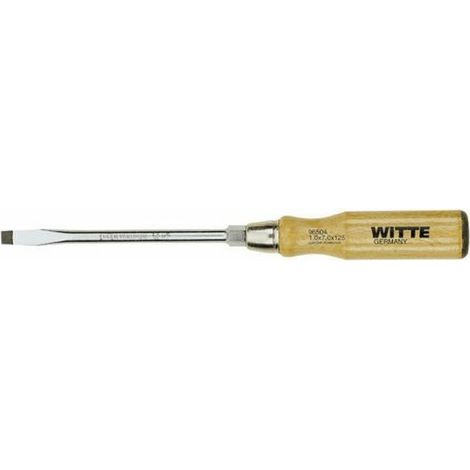 Cacciavite piatto Witte 96507 manico in legno 200 mm