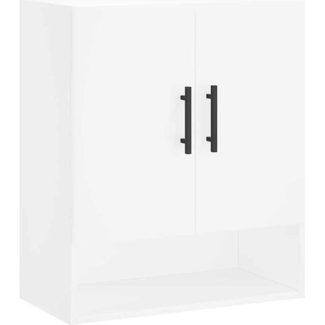 Maison Exclusive - Armario de pared madera de ingeniería blanco 6 (1/5)