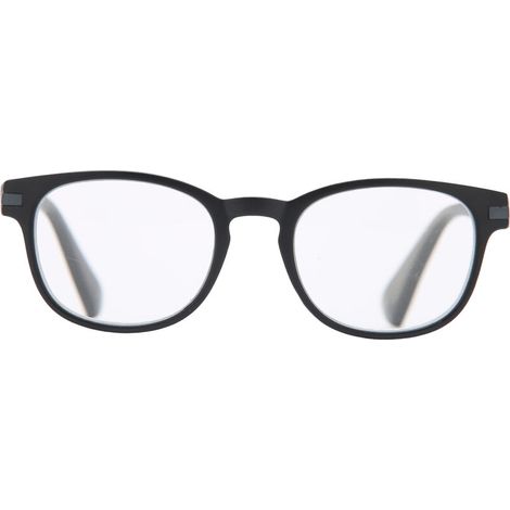 Leichte Lesebrille für Erwachsene, Unisex, +200-Gläser in Schwarz und Grau, elegantes Design (1/5)