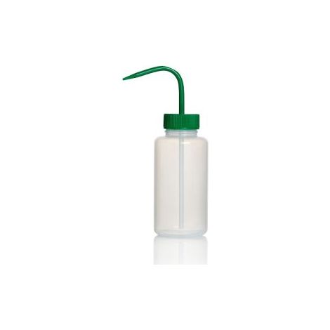 Bouteille de laboratoire RS PRO bouchon Vert Non, 500ml, en Polyéthylène basse densité, à Col Large ( Prix pour Paquet de 5 )