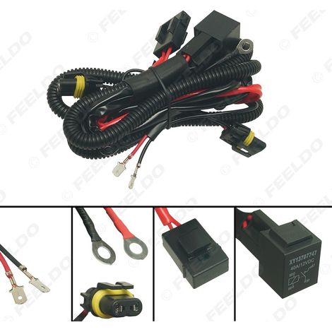 Reinforced wiring harness for 12V 35W/55W automotive HID xenon headlight (single bulb) (1/5)