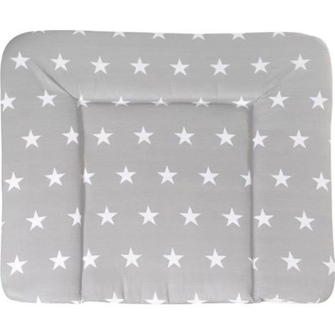 Wickelauflage PU "Little Stars" - ROBA - 85x75 cm - Grau Sterne