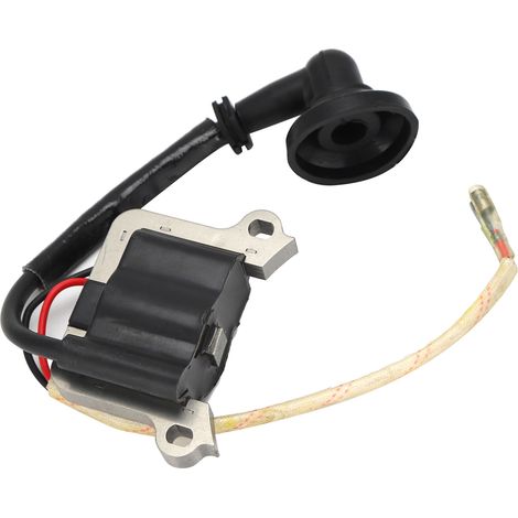 Bobine d'allumage pour tondeuse à gazon, boîtier en plastique, acier au manganèse et silicone, compatible avec les modèles 43CC, 52CC, CG430 et CG520. (1/5)