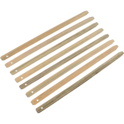Poignées d'Éventail en Bambou Lisses à Monter Soi-Même, Lot de 8, 25 CM, pour Fabrication Artisanale d'Éventails Portables et Accessoires de Loisirs Créatifs (1/5)