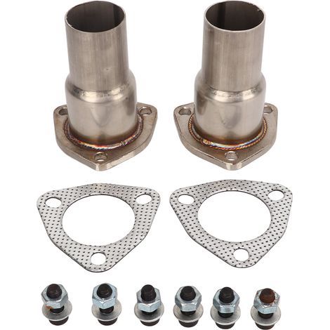 Adaptateur de Tuyau d'échappement, Réducteur de Collecteur d'échappement Résistant à l'usure, Excellente étanchéité 2 1/2 à 2 Pouces en Acier pour Auto. (1/5)