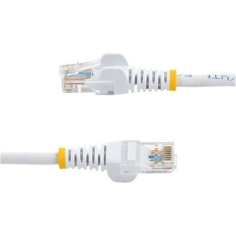 Câble réseau Cat5e UTP - - 2m - RJ45 M/M - Anti-coupure - Blanc (1/2)