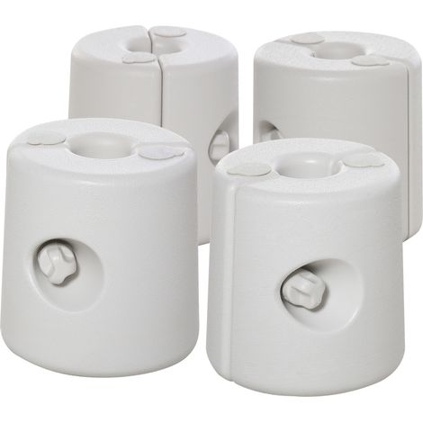 Gazebo Weights 4 Pieces 36 kg Fillable with Water or Sand (1/5)