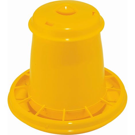 Dispensador automático de alimento para aves de corral para ganadería/agricultura urbana 1,5 kg (1/2)