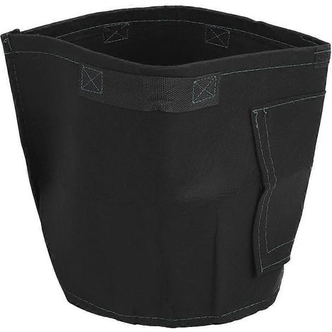 Pot de culture en sac de 7 gallons (26,5 litres) à aération renforcée, avec poignées, idéal pour pépinière et jardin. (1/4)