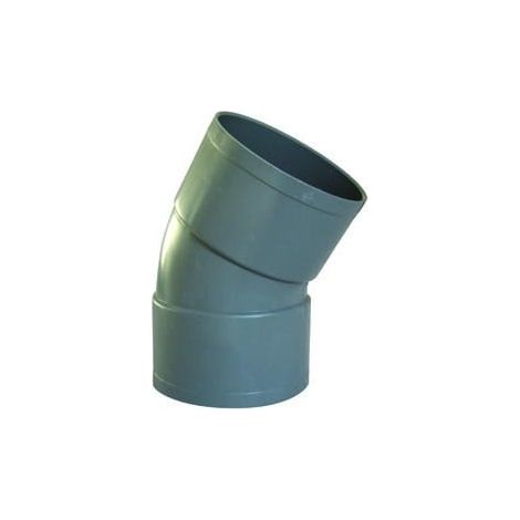 Coude PVC évacuation 45° Femelle Diamètre 40mm