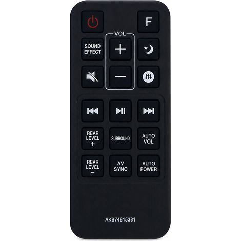 Télécommande de Remplacement Compatible avec Barre de Son LG AKB74815381 (1/5)