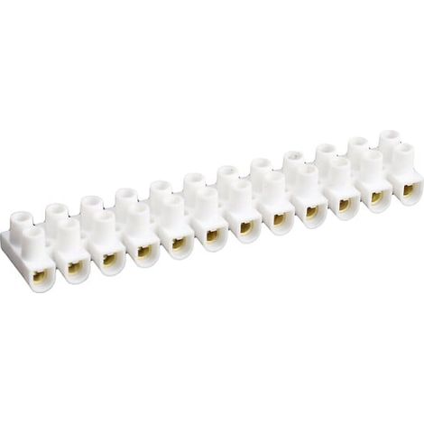 Barrette blanc 10mm2 (1/2)