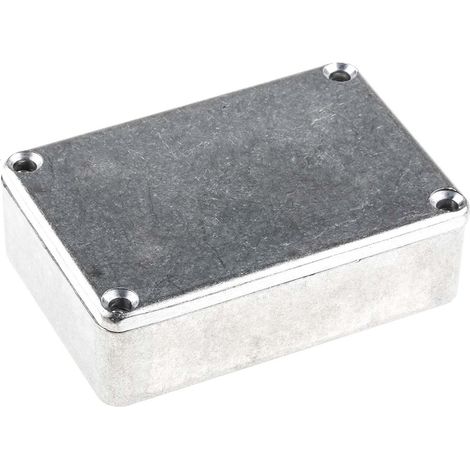 Boîtier RS PRO en Fonte d'aluminium, 79.9 x 54.9 x 25.5mm, Argent, Blindé ( Prix pour 1 ) (1/2)