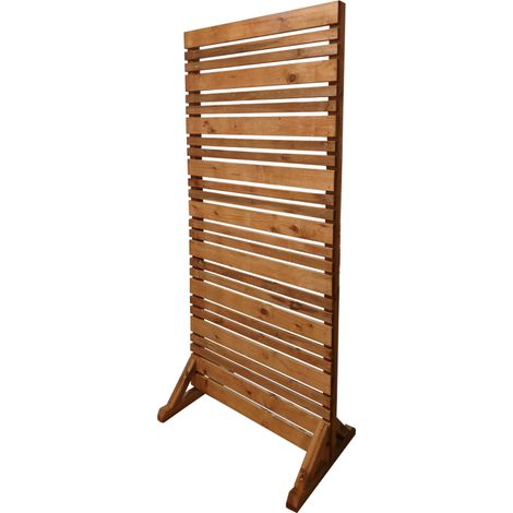 Brise-vue droit en bois LIGN Z - Ep6,1 - 80 x H184,5 cm (1/6)