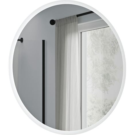 Badspiegel Bernstein VARO rund mit LED Beleuchtung und Spiegelheizung - Durchmesser 100 cm (1/5)