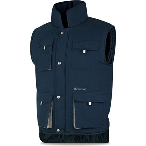 MARKE Arbeitsschutzweste „Heimdall“ mit mehreren Taschen, Größe XXXL, aus marineblauem Polyester VMRAXXXL
