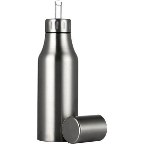 Distributeur d'huile d'olive en acier inoxydable, flacon verseur de vinaigre de cuisine (1/5)