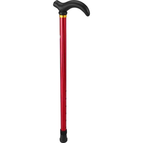 Bastón - Eje De Aluminio De 5 Cm - Altura Ajustable 80-95 Cm - Punta Antideslizante - Diseño Plegable En 4 Secciones - 1 Unidad (1/5)