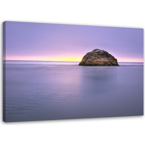 Tableau déco Jupe sur la mer Violet 60x40 (1/5)