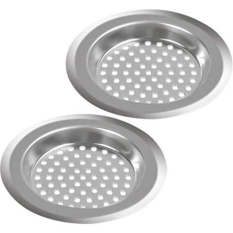 Filtre d'évier de cuisine, filtre d'évier en acier inoxydable, filtre d'évier de salle de bain, grille d'évier de cuisine pour isoler les scories et prévenir le colmatage – 76 mm
