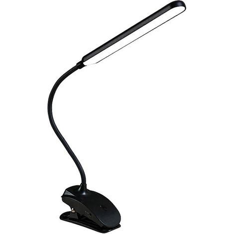 Kleine Klemm-Schreibtischlampe, in 3 Farben verstellbar, langlebige Lampe, geeignet für das Wohnzimmer (1/5)