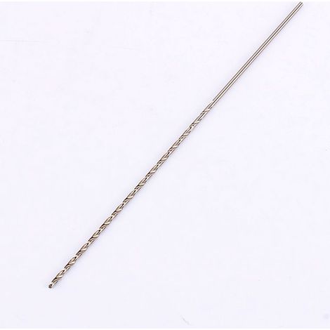 Foret hélicoïdal à tige droite extra-longue de 2 mm et 160 mm en acier rapide (HSS), conçu pour les applications à percussion. Foret hélicoïdal