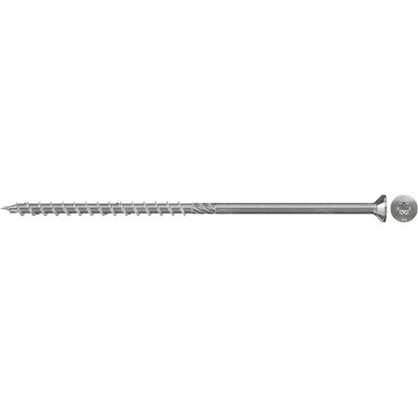 Fischer 100x Power-Fast 6 x 140 Senkkopf nicht rostender Stahl A4 Teilgewinde Innenstern TX - 657404 (1/3)