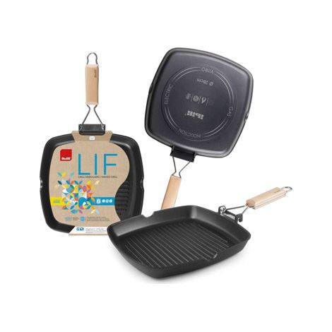 GRILL ONDULADO ALUMINIO FUNDIDO ASA ABATIBLE LIF