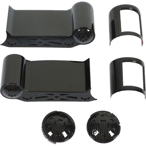 Cornice di finitura per bocchetta di ventilazione laterale, in stile fibra di carbonio, per FJ CRUISER XJ10 2007 – 2021. (1/5)