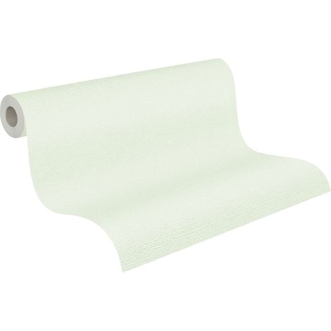papier peint uni vert clair - A.S. Création (1/3)
