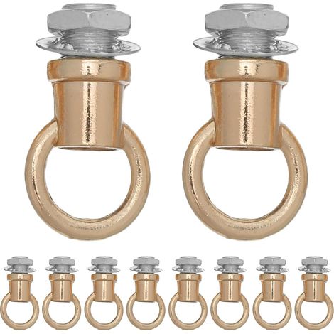 Lot de 10 anneaux suspension M10 en alliage zinc et fer, capacité (1/5)