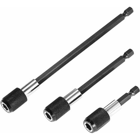 VURAHOME -Porte Embouts à Chocs Magnétique Foret Magnétique Robuste Embouts Support Magnétique Universel à Hexagonale pour la Perceuse Électrique de Tour et la Perceuse Pneumatique Ensemble de 3 Pièce (1/5)