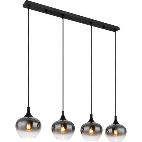 [GEBRAUCHT] B-Ware Globo Maxy Hängelampe Lampe Pendelleuchte Hängeleuchte Glas Rauchgrau