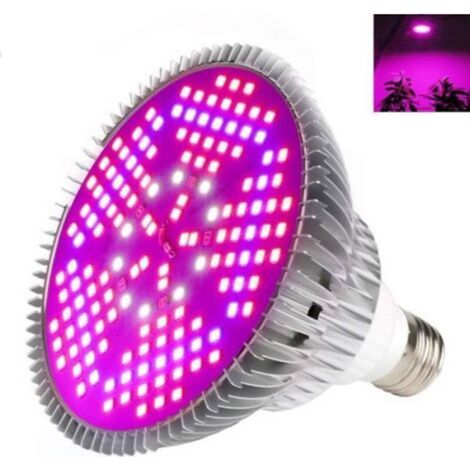 Lampe De Croissance - E27 - 100 W - 150 LED Plein Spectre - Pour Serre Intérieure Jardin Hydroponique - 1 Unité (1/5)