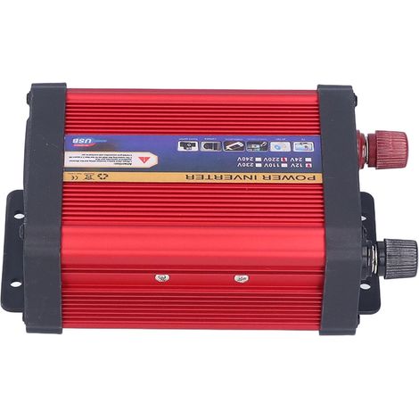 Convertisseur 12V-220V 500W Onde Sinusoïdale Modifiée Double Port USB pour Camping Voyage Inverseur de Puissance Voiture (1/5)