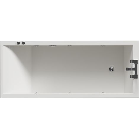 Summit 1700mm x 700mm 6 Jet Chrome V-Tec Single Ended Whirlpool Bath (1/5)