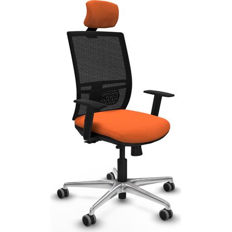 Silla de oficina piqueras y crespo yunquera negro soporte lumbar (1/2)