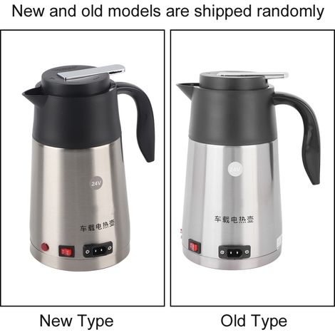 Hervidor portátil de 24 V y 1,2 L para camiones y coches - Calentador multifuncional de café y té con funciones para preparar bebidas y huevos - Fabricado en acero inoxidable 304 y 201 (1/5)