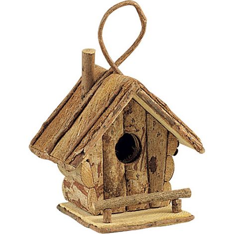 Nichoir maison en bois pour oiseaux (1/2)