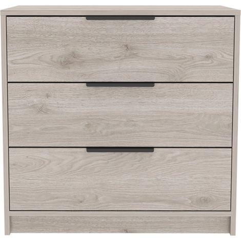 Comoda Kaia en Melamina, con cajones de riel metálico , 68.68 cm X 69.85 cm X 41.50 cm , Blanco (1/5)