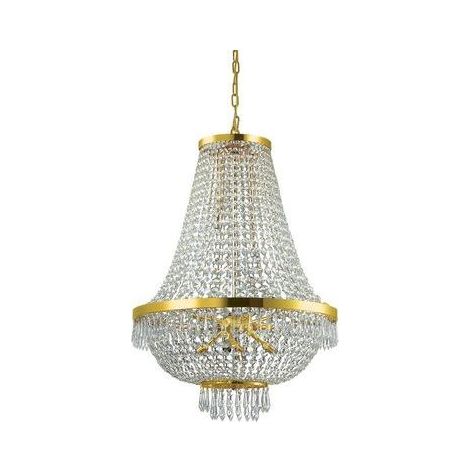 Ideal Lux Caesar - Suspension à 12 ampoules dorées, G9 (1/3)