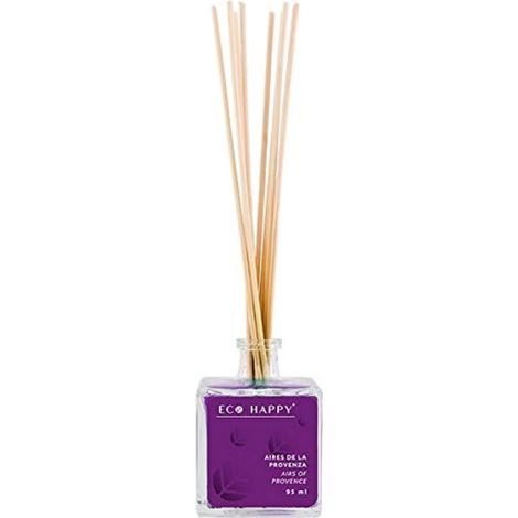 BigBuy Duftstäbchen Mikado Aires de La Provence Eco Happy, 95 Milliliter, Verschiedene Materialien, Mehrfarbig
