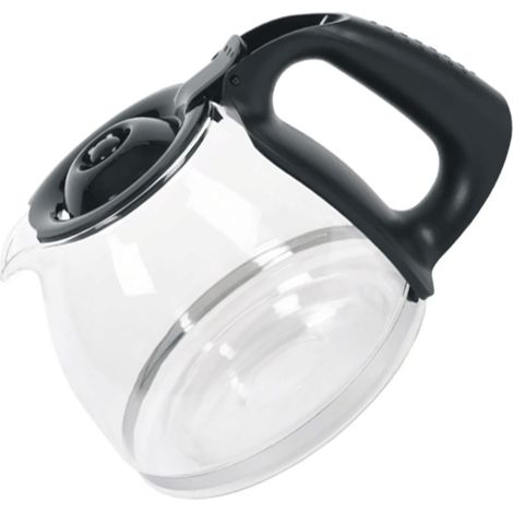 Verseuse avec couvercle pour cafetière – Compatible avec machines à café TEFAL – Volume 1L – Matériau en verre résistant