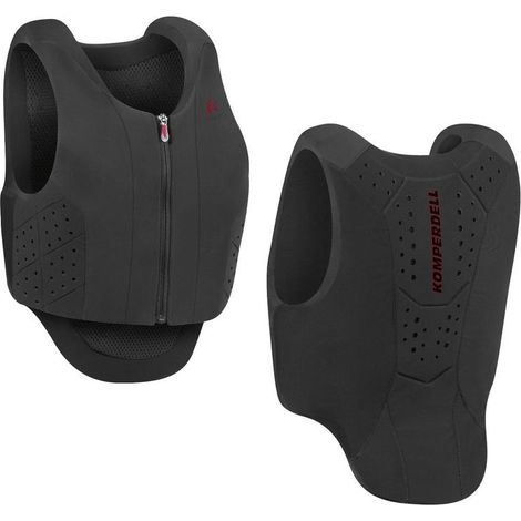 M, Nero: Gilet di sicurezza per equitazione da adulto protezione a 360° modello Safety vest ultra fit