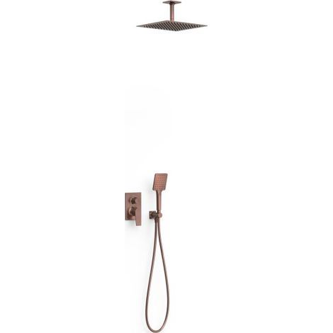 Kit mitigeur encastré 2 voies Rapid‑box pour douche Project Volcanic - TRES 22138003VO