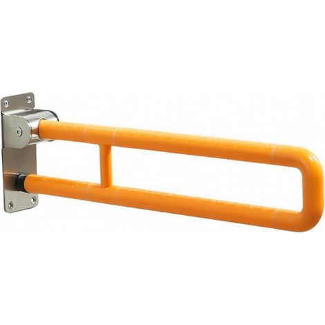 Folding Toilet Grab Bar, Yellow, 700mm - Without Leg (1/5)