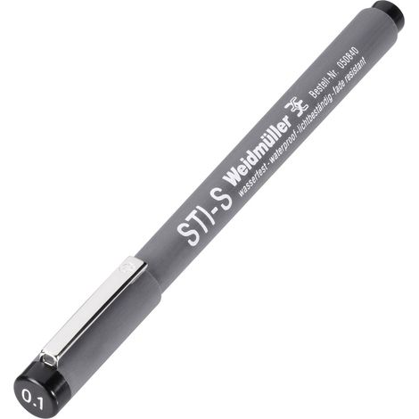 Weidmüller 508401694-1 Einweg-Schreibstift Passend für (Details): Kabelmarkierung Schwarz 1 St.